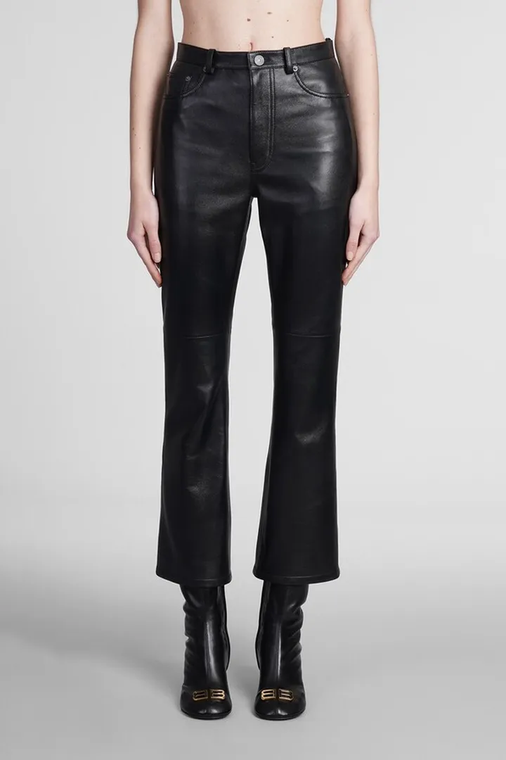 Pants In Black Leather