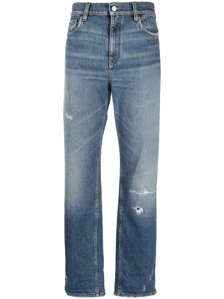 Distressed Boyfriend Jeans