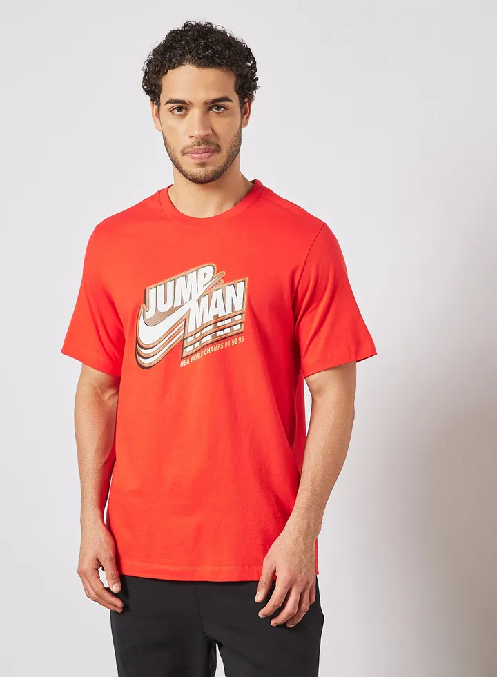 Jumpman Graphic T-Shirt Red