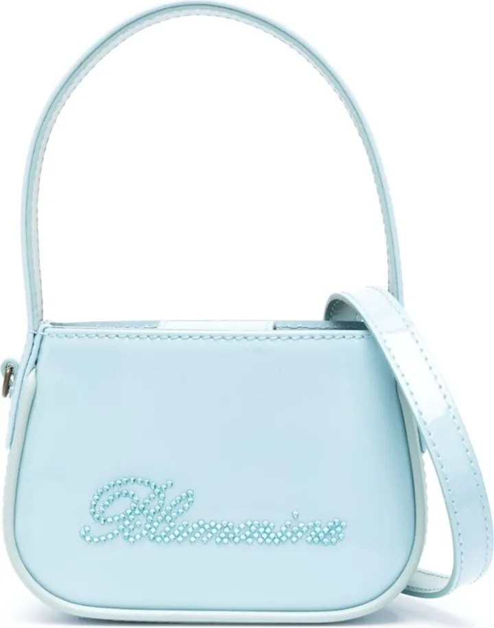 Embellished-Logo Detail Tote Bag