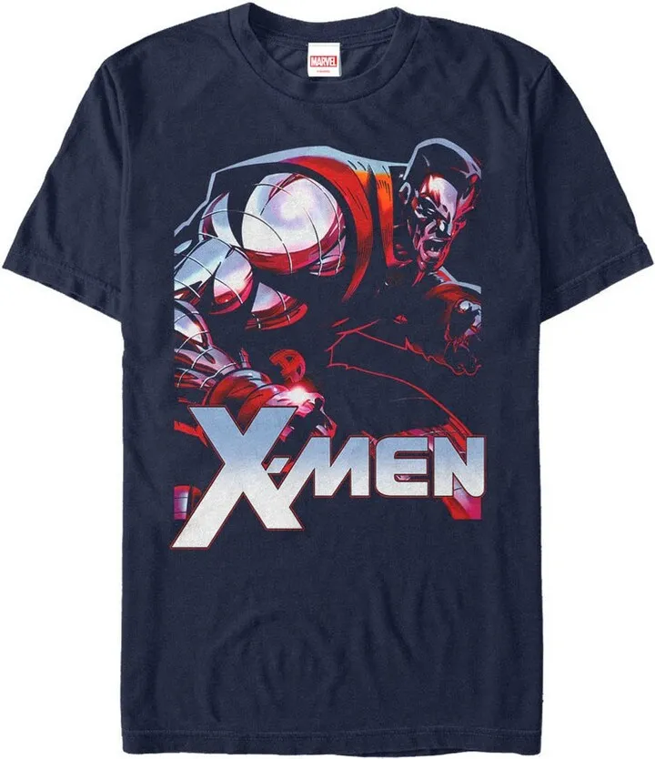 Men's Marvel X-Men Colossus T-Shirt - Navy Blue - X Large