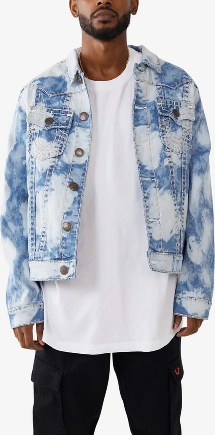 True Religion Men's Jimmy Super T Stretch Denim Jacket