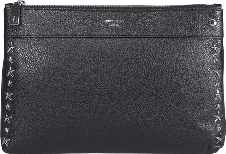 Jimmy Choo Star Embellished Zipped Clutch Bag