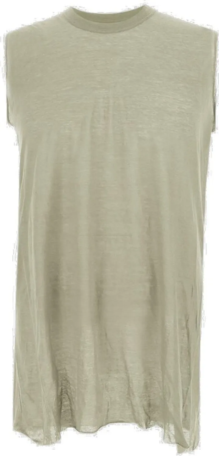 Rick Owens Crewneck Sleeveless T-Shirt