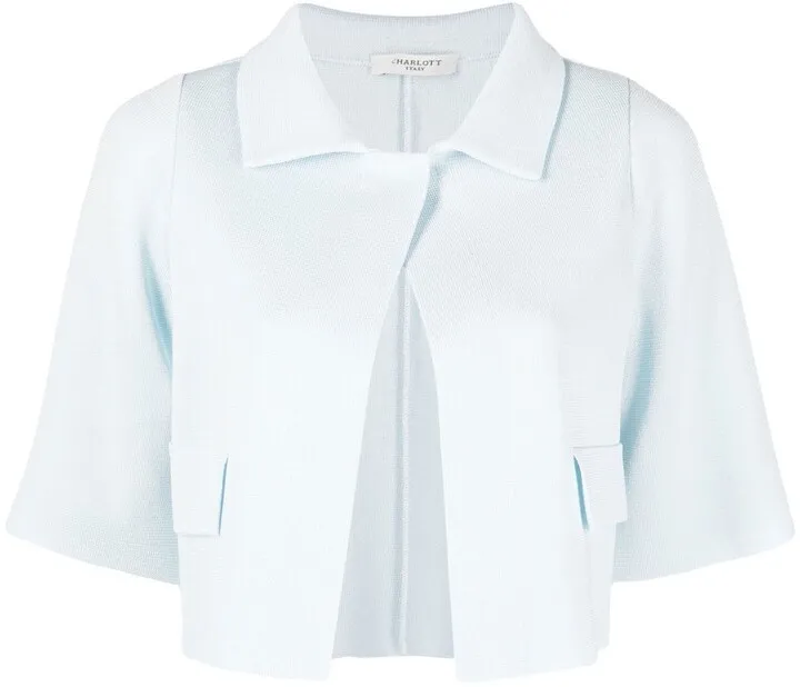 Short-Sleeve Knitted Jacket