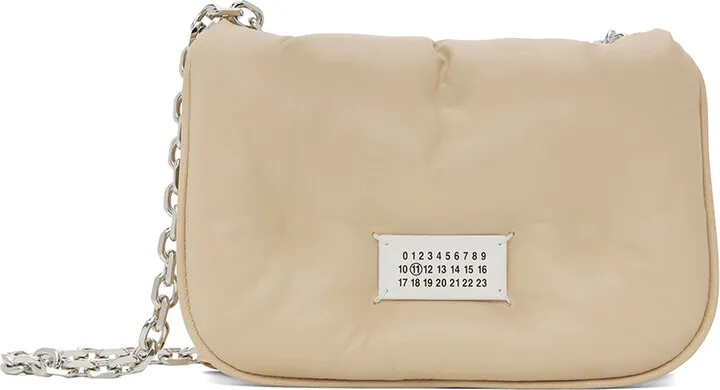 Maison Margiela Beige Small Glam Slam Bag
