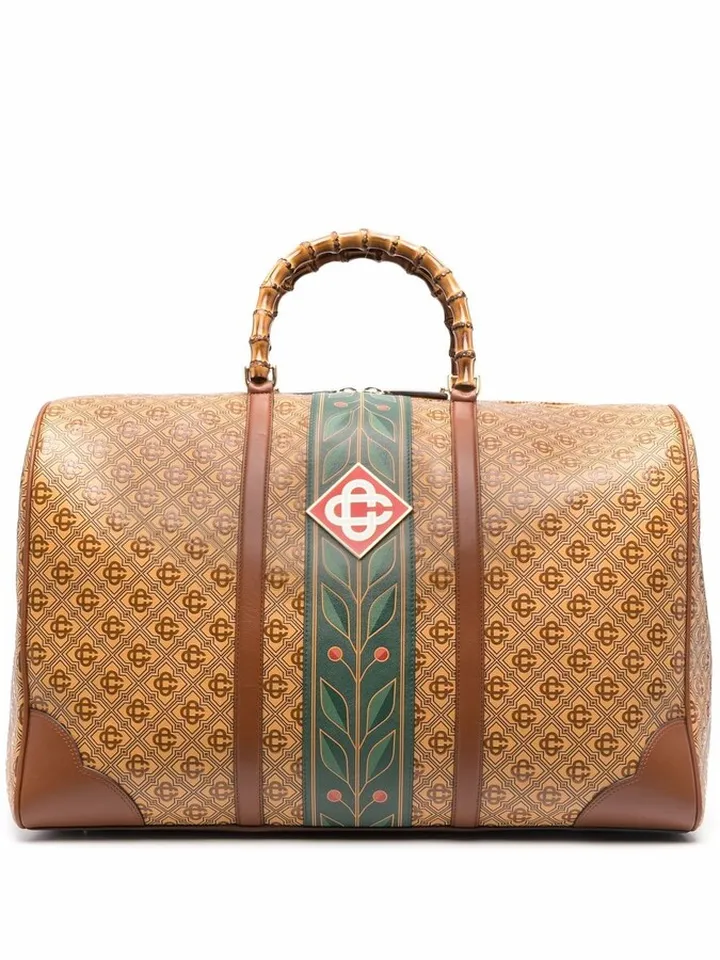 Grand Prix logo-print holdall