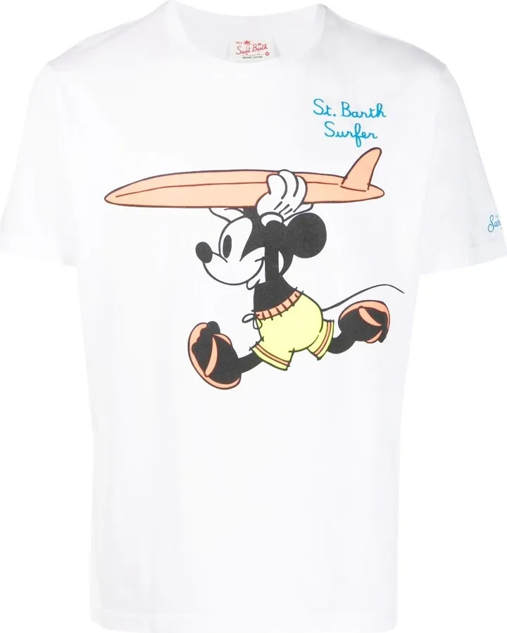 logo-print organic cotton T-shirt