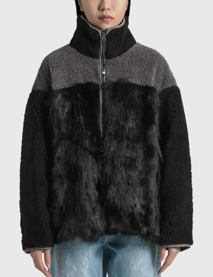 FAUX FUR FLEECE Jacket