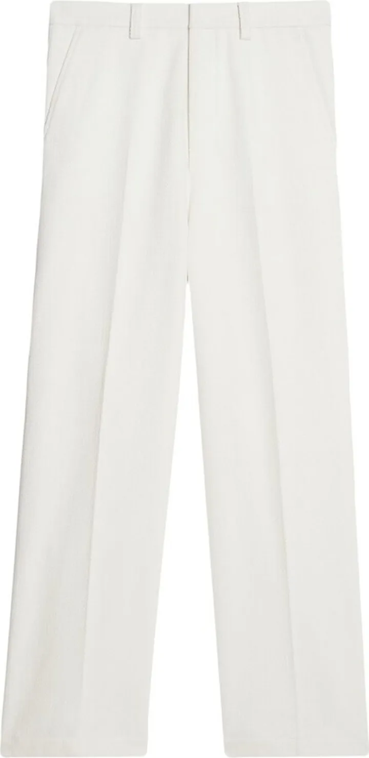 Straight-Leg Cotton Trousers