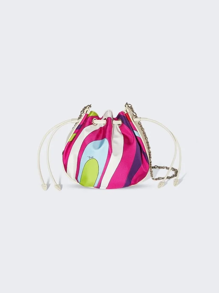 Drawstring Bag Fuchsia