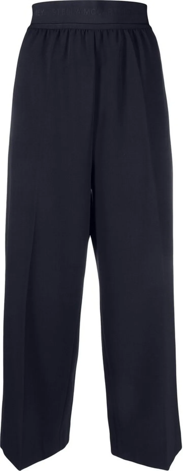 Cropped Wide-Leg Trousers