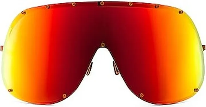 Rick Owens Shield Sunglasses in Orange