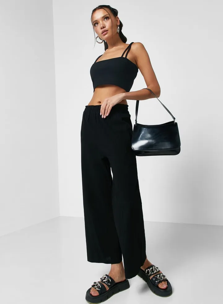 Wide Leg Casual Pants