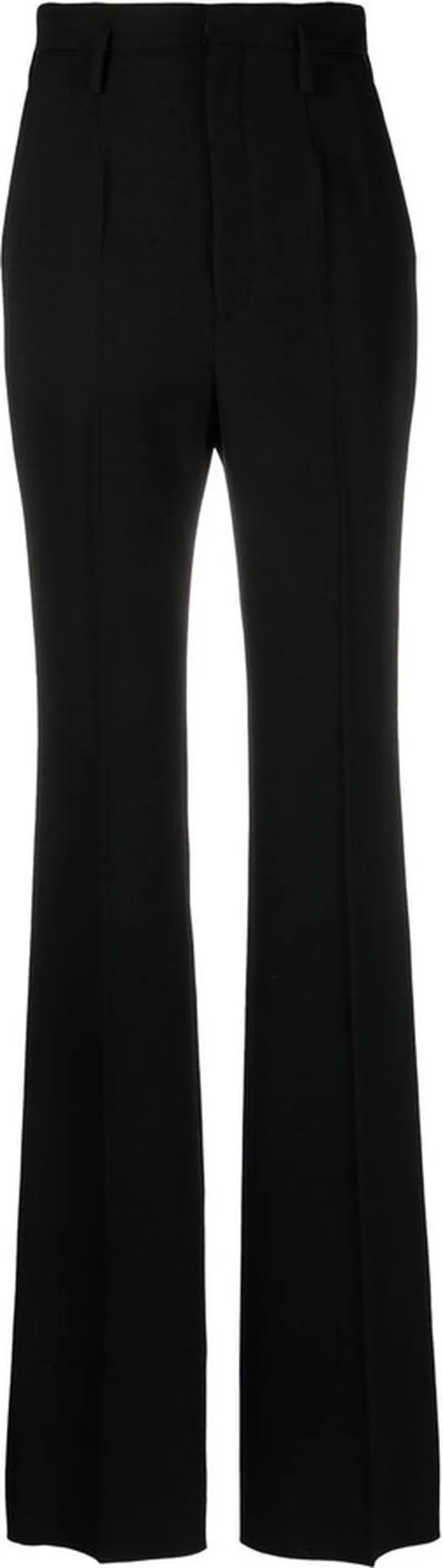 High-Waisted Straight-Leg Trousers