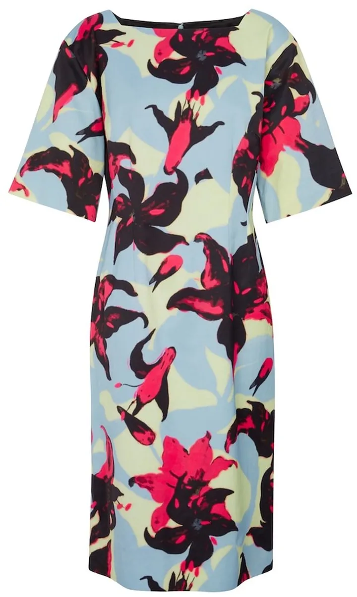Printed midi dress