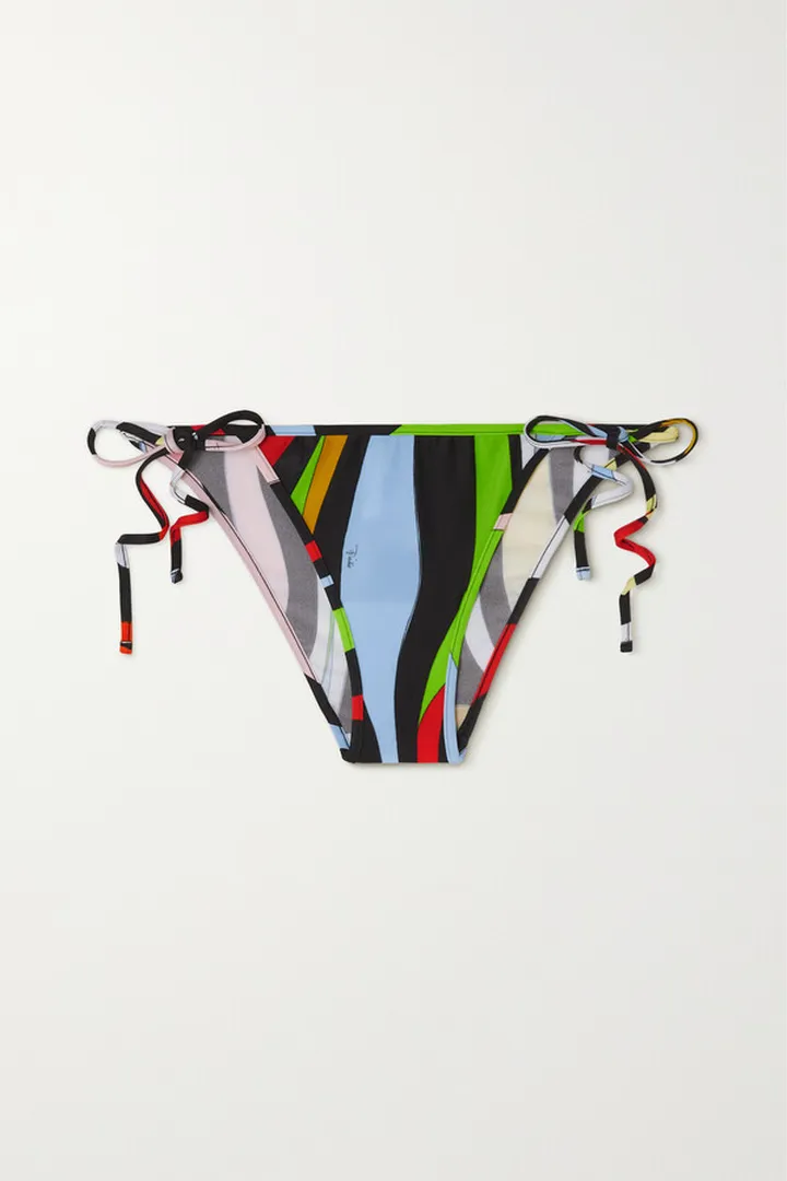 PUCCI - Printed Bikini Briefs - Black