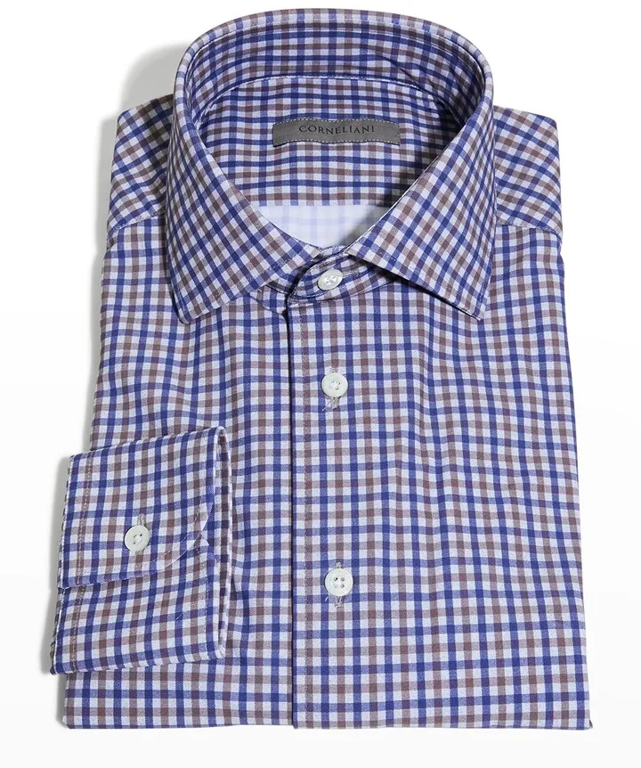 Men's Multi-Check Dress Shirt