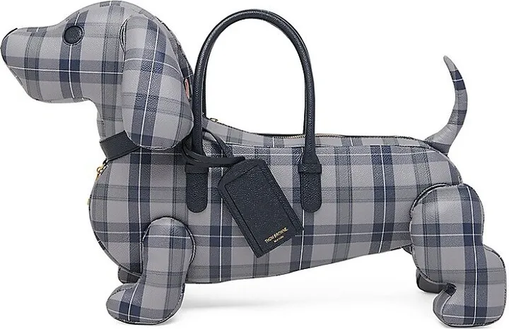 Hector Tartan Plaid Leather Bag