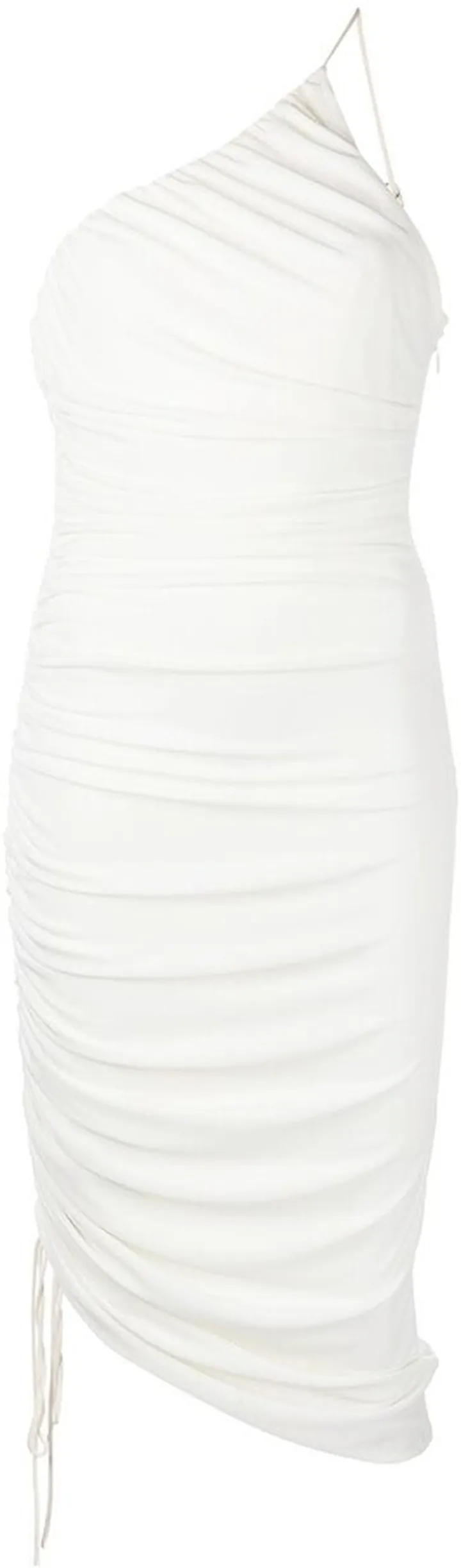 One-Shoulder Ruched Dress