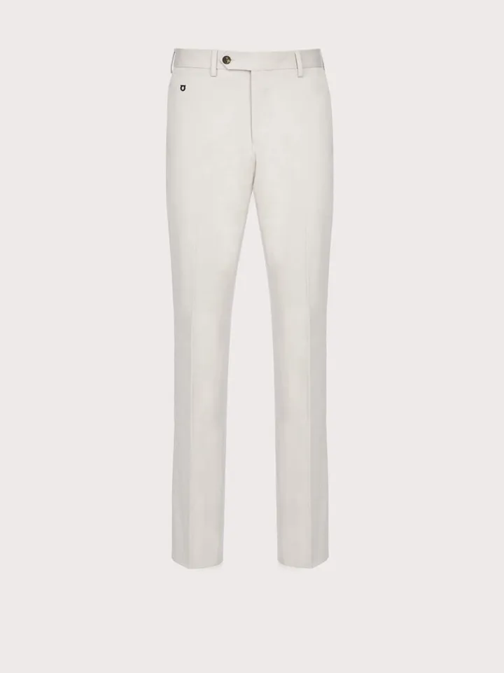 Ferragamo Men Chino pants White