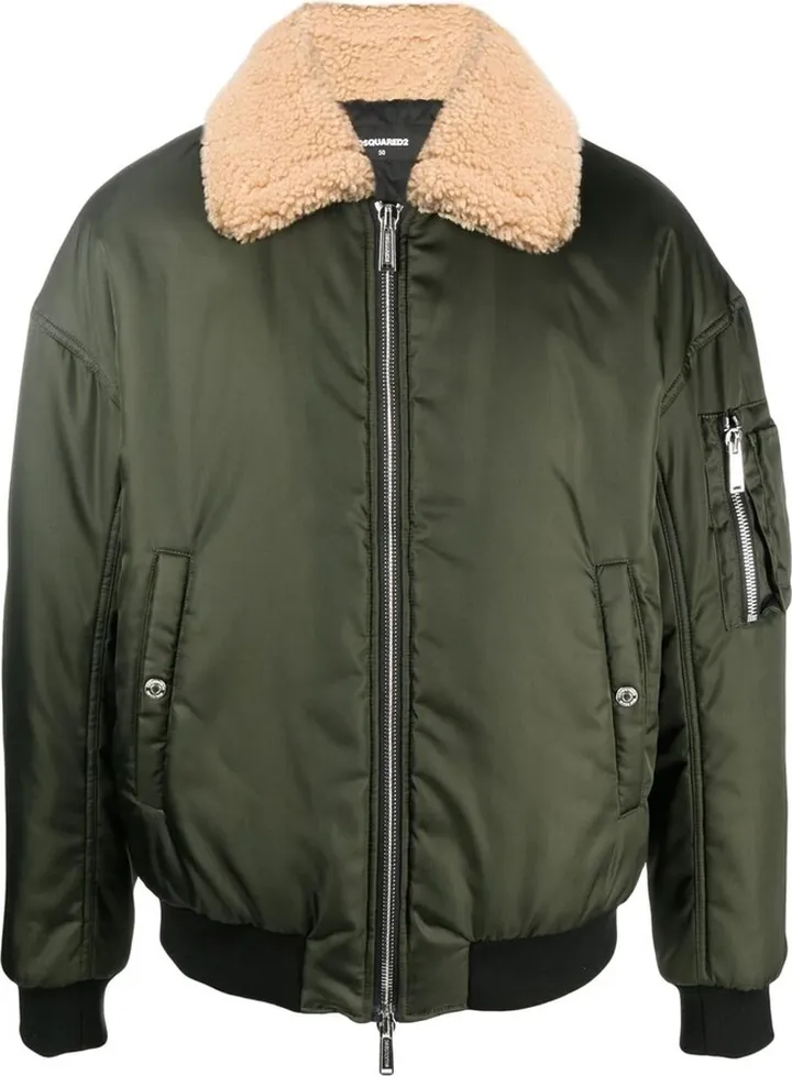 Nylon Padded Bomber Jacket
