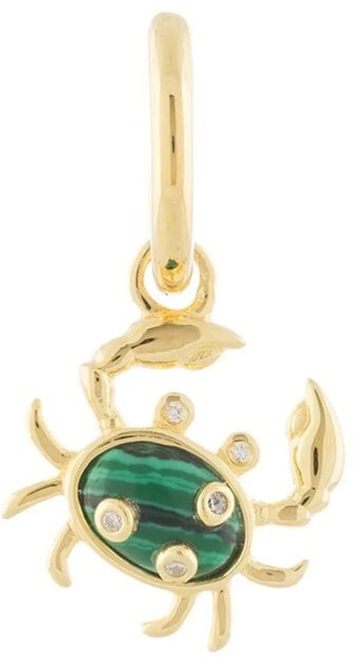 Crab Charm Single Earring