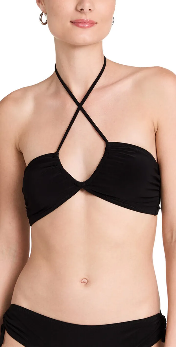 Norma Kamali Jason Bra Bikini Top