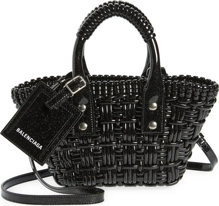 Extra Small Glitter Bistro Basket Tote