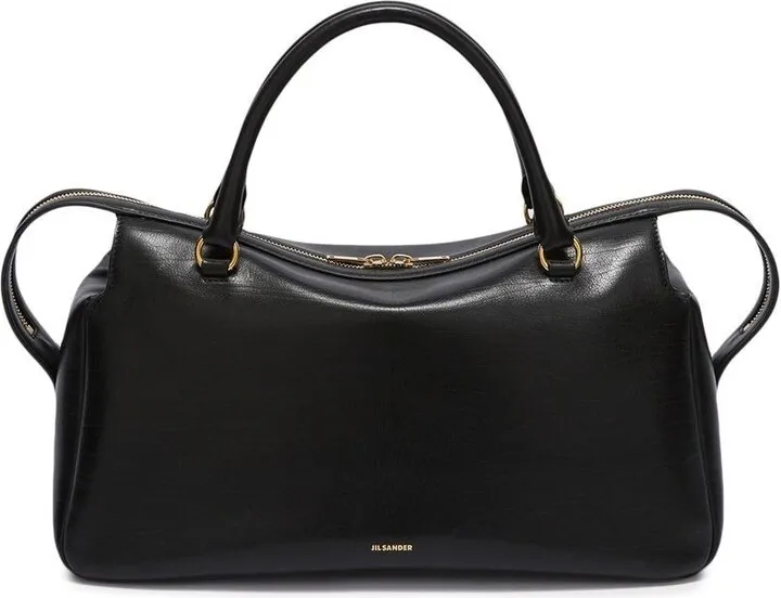 Elephant leather tote bag