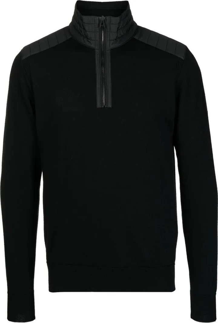 Black Kilminton Logo Patch Sweater