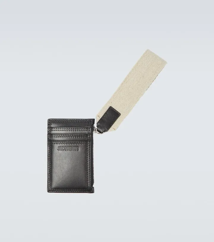 Le Porte Nastrinu leather cardholder