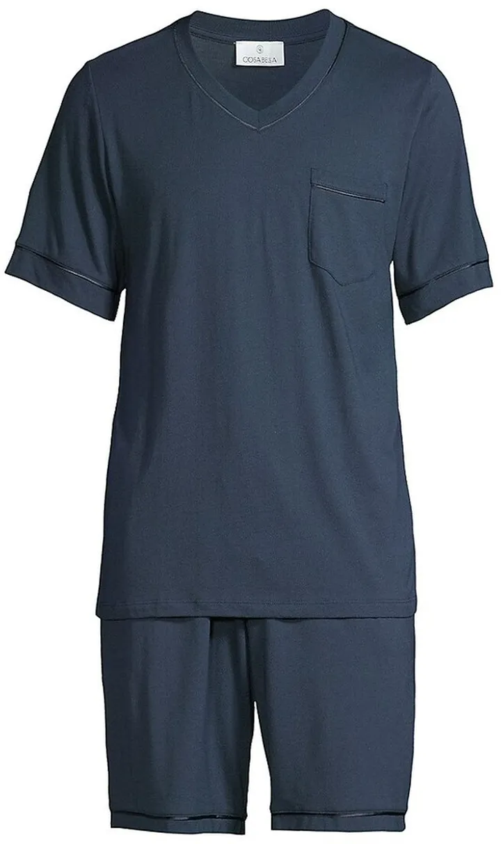 2-Piece Bella V-Neck T-Shirt & Shorts Pajama Set
