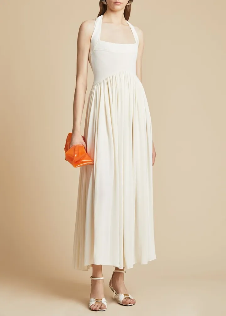 The Marisol Dress in Cream