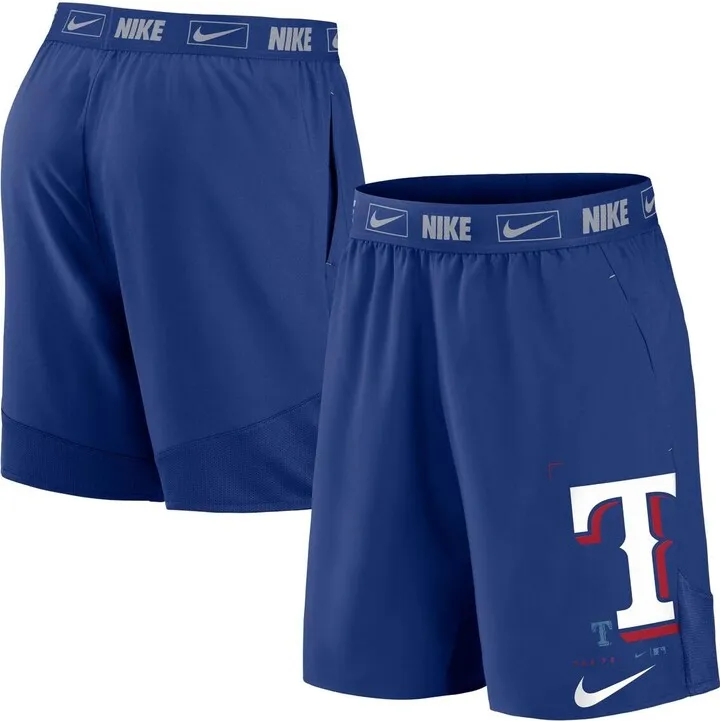 Men's Nike Royal Texas Rangers Bold Express Performance Shorts