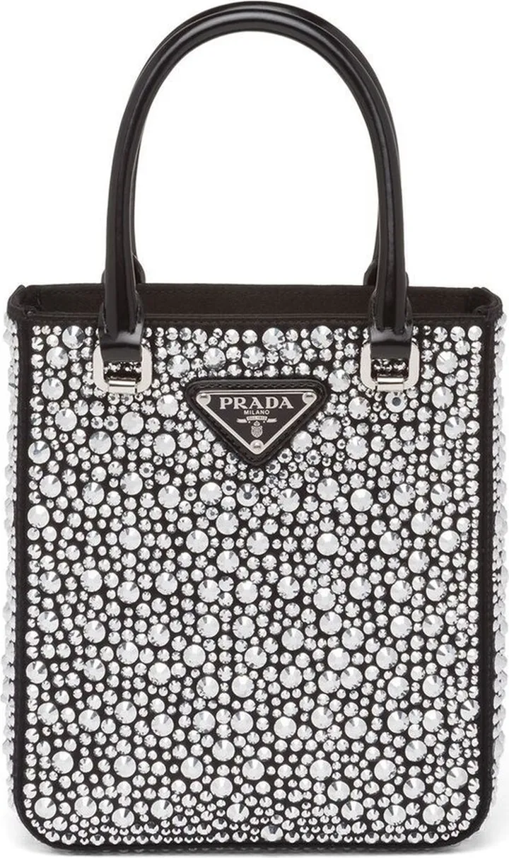 crystal-studded Duchesse mini-bag