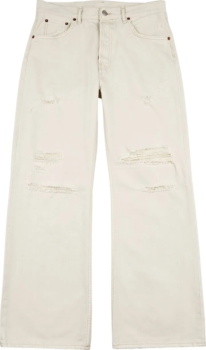 Acne Studios 2021 Distressed Wide-leg Jeans