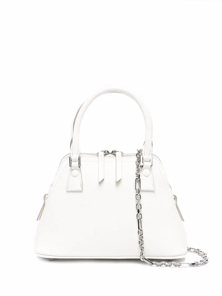5 AC mini leather tote bag