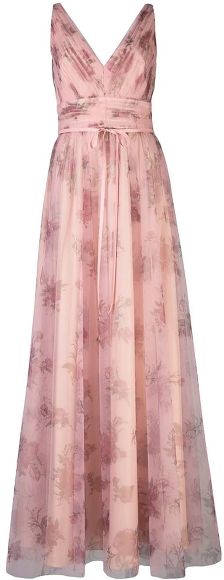 Tulle Floral Bridesmaid Gown