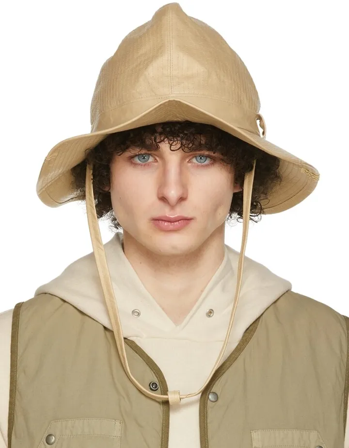 visvim Beige Panamka Scout Hat