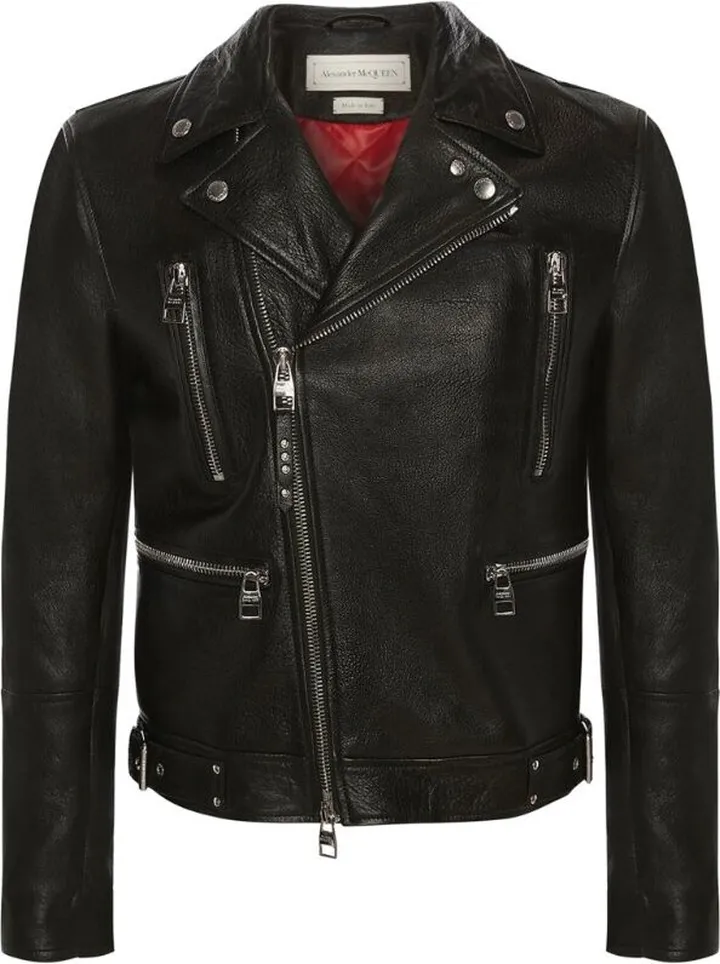 Alexander Mcqueen Leather Biker Jacket