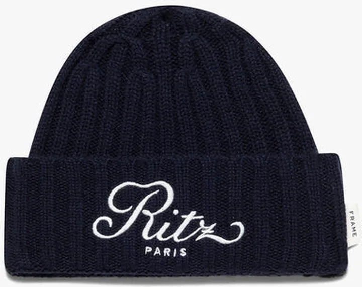 Ritz Cashmere Beanie Navy