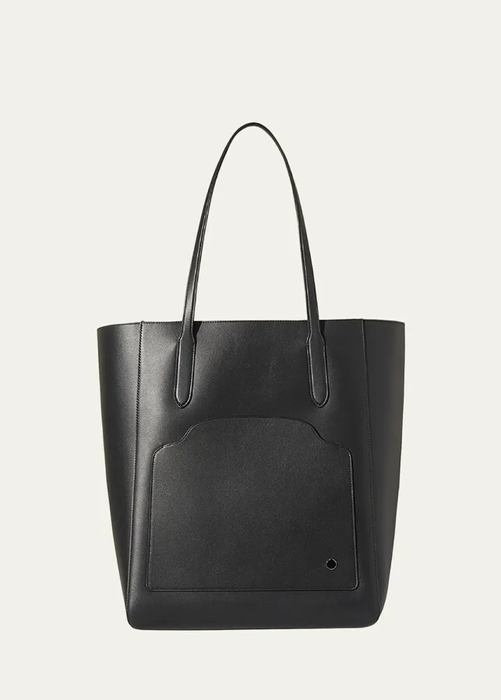 Sesia Smooth Leather Tote Bag