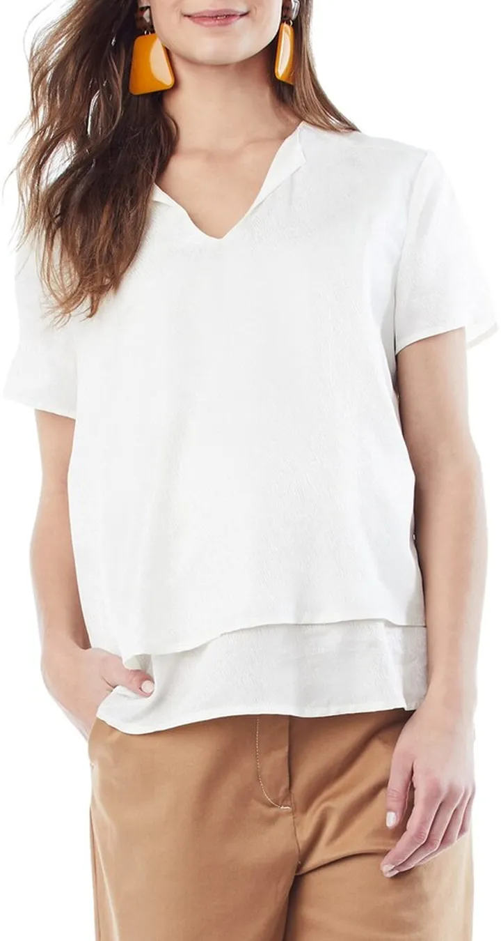 Nursing Katherine Short-Sleeve Top
