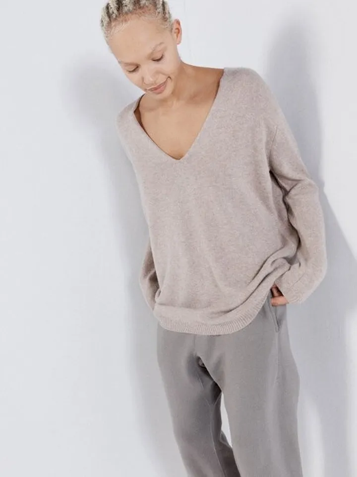 V-neck Responsible Cashmere Jumper