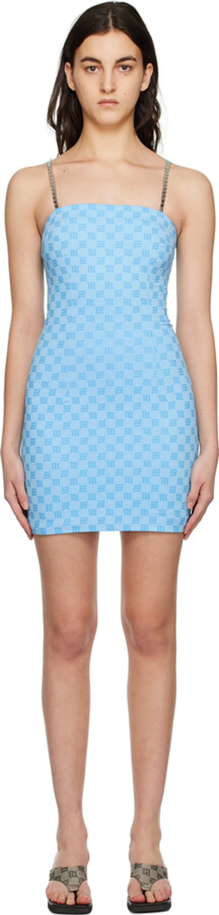 MISBHV Blue Monogram Minidress