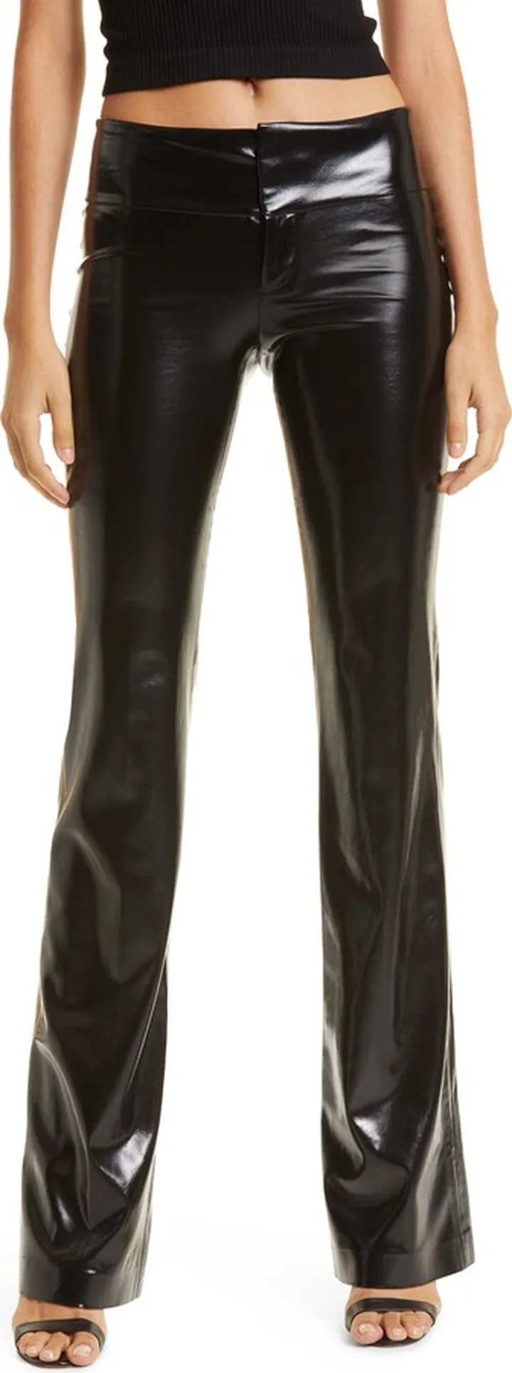 Olivia Faux Leather Bootcut Pants