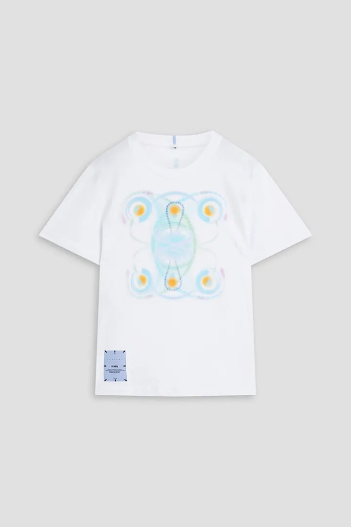 Printed cotton-jersey T-shirt
