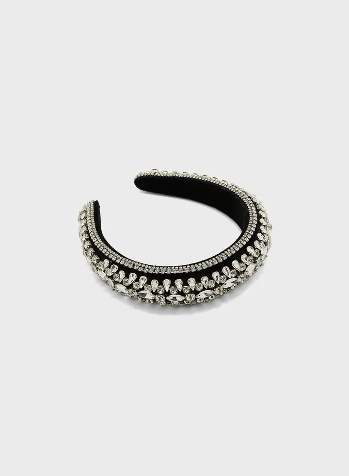 Rhinestone Embellished Headband