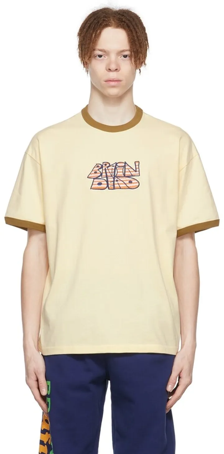 Brain Dead Yellow Cotton T-Shirt